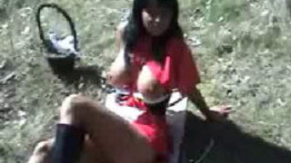 Horny Brunette Lady Caught Playing Her Kitty