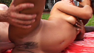 Two Dongs Hitting In A Latina Holes