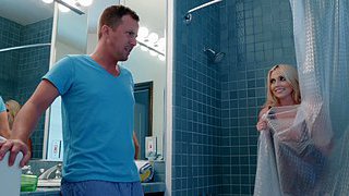 Jessy fucked his sexy stepmom in both holes