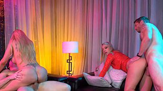 Briana Banks and Sophia Grace getting their eager holes drilled